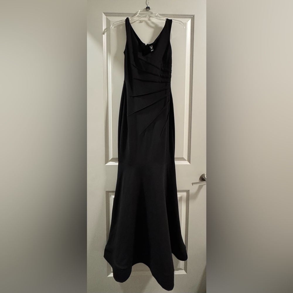 Elegant Black Mermaid Evening Gown